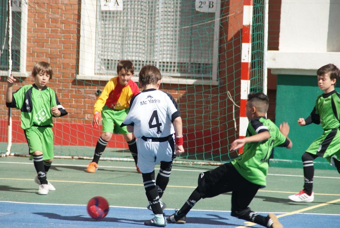 Las mejores imágenes del partido de fútsal benjamín mixto entre Ntra. Sra. Sagrado Corazón y Capuchinos “B”