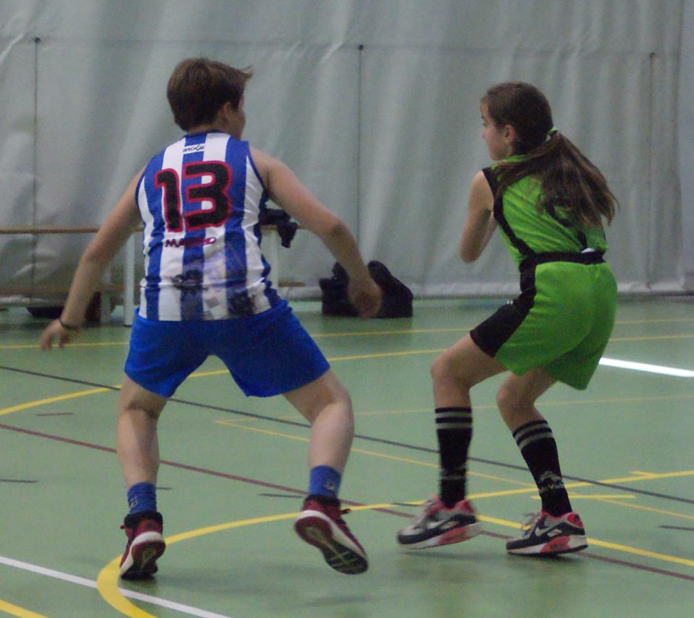 Las mejores imágenes del partido de baloncesto alevín masculino entre Ntra. Sra. Recuerdo y Sagrada Familia Jorge Juan