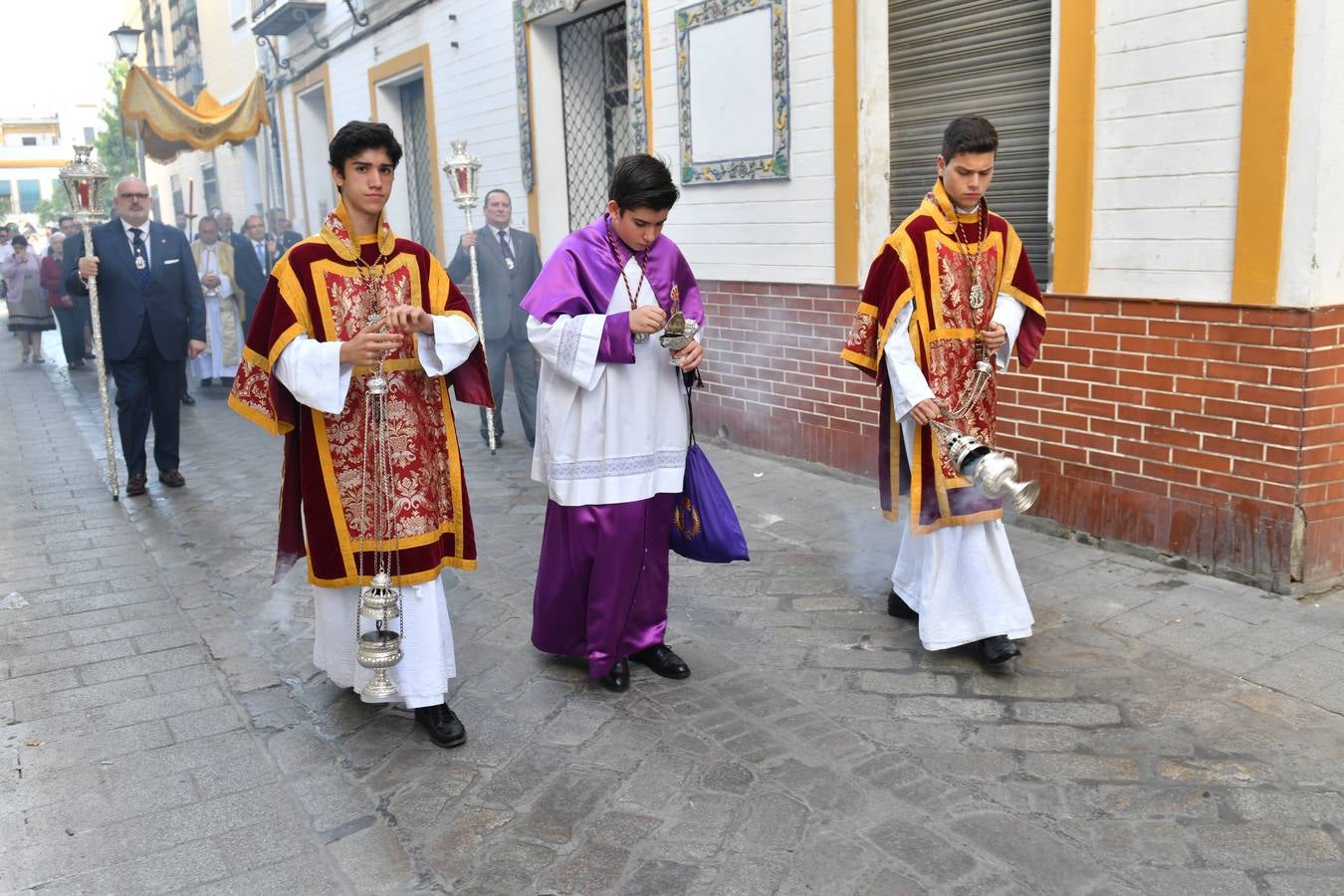 La procesión de impedidos de la O, San Vicente y Omnium Sanctorum