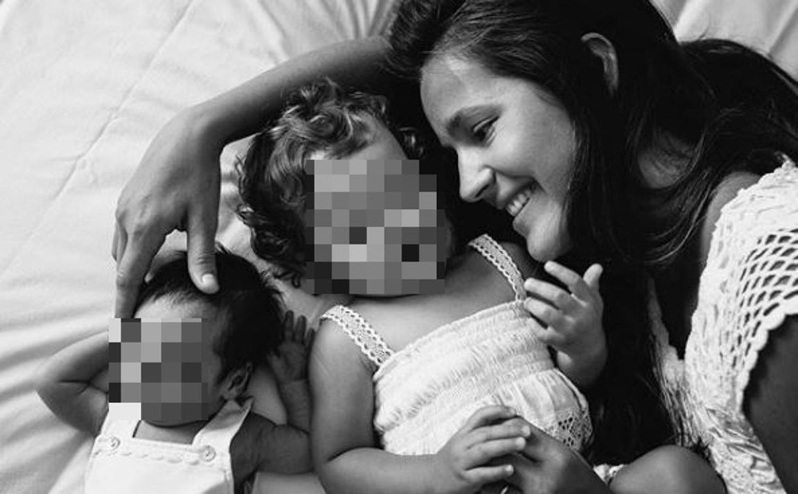 Malena Costa demuestra lo enamorada que está de sus dos hijos. 