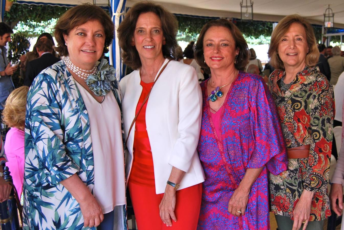 Victoria Domecq, Cecilia Lora, María Rivero y Pilar Pastor