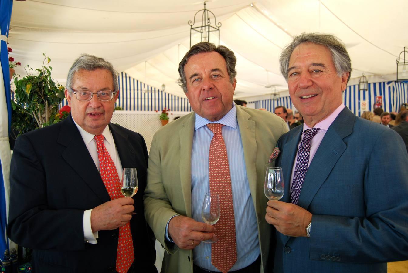 Javier Domecq, Lorenzo Díez y Javier Manrique