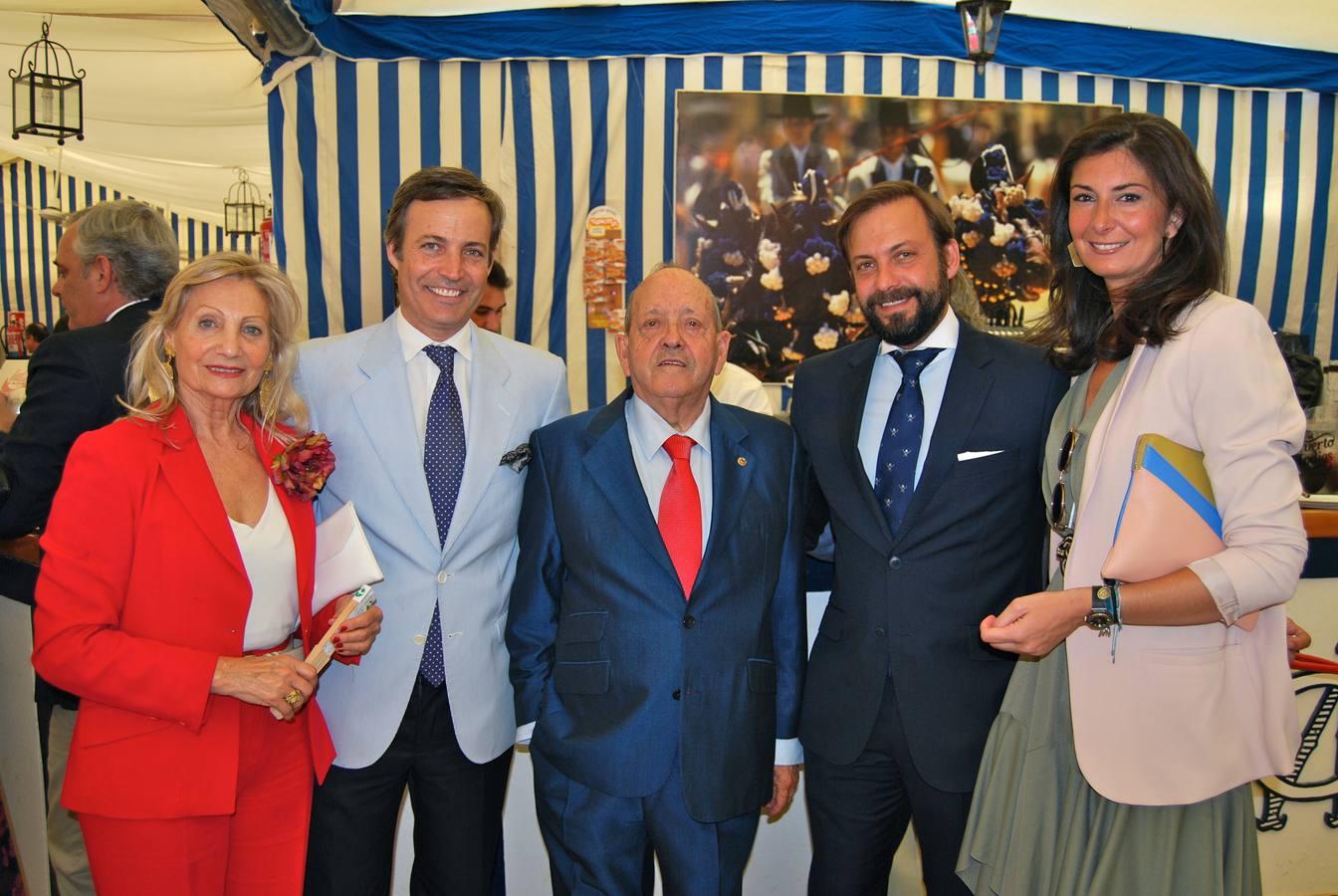 Ana Gutiérrez, Álvaro Osborne Gutiérrez, Álvaro Osborne, Joaquín Osborne y Rocío Rodríguez