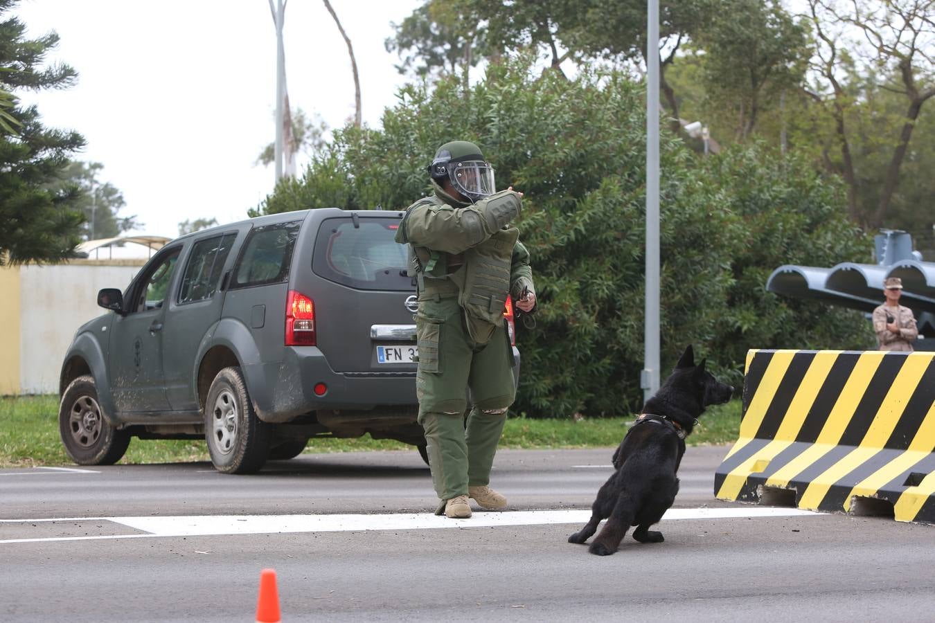 FOTOS: Ejercicio de la Fuerza de Protección de Infantería de Marina en La Carraca