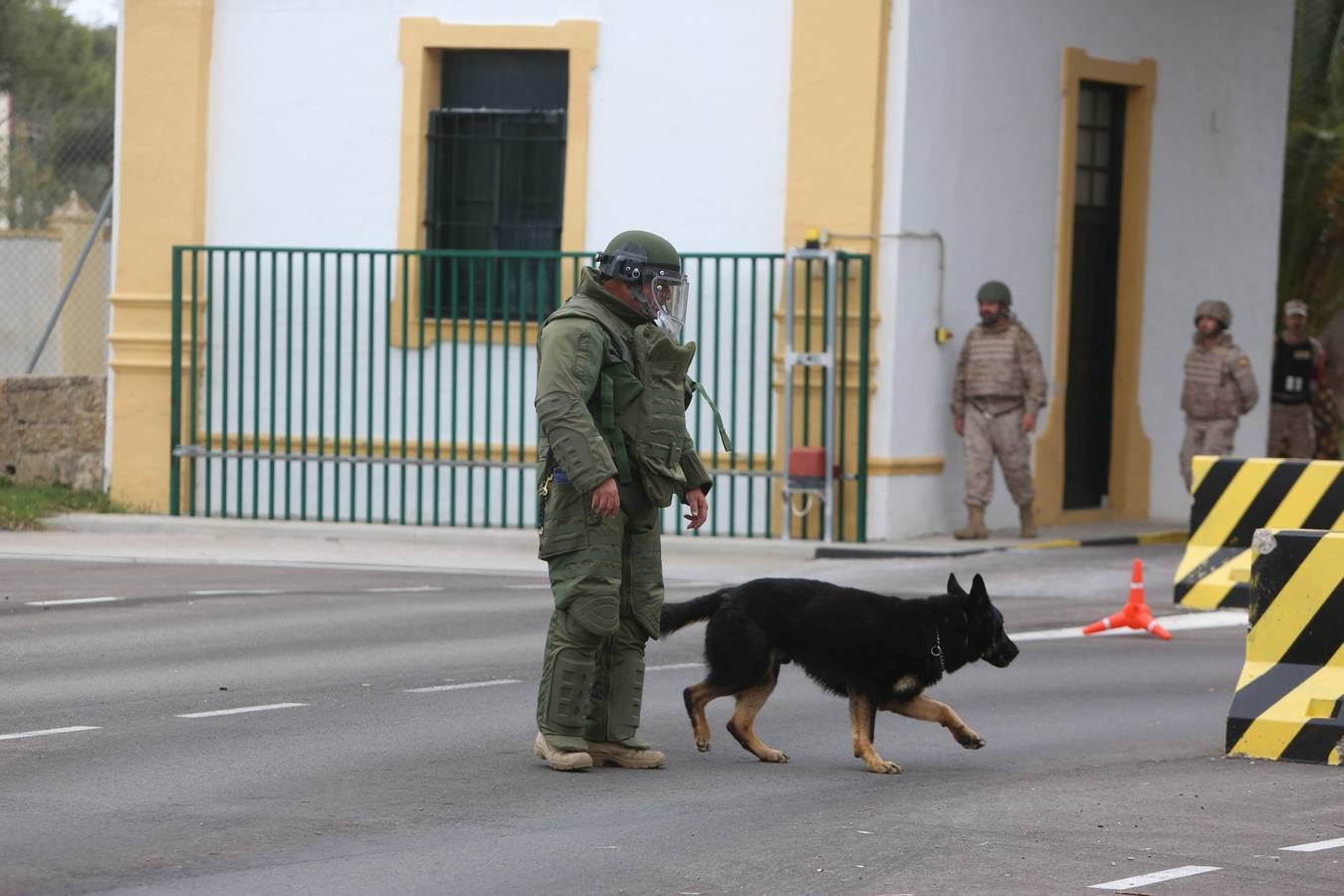 FOTOS: Ejercicio de la Fuerza de Protección de Infantería de Marina en La Carraca