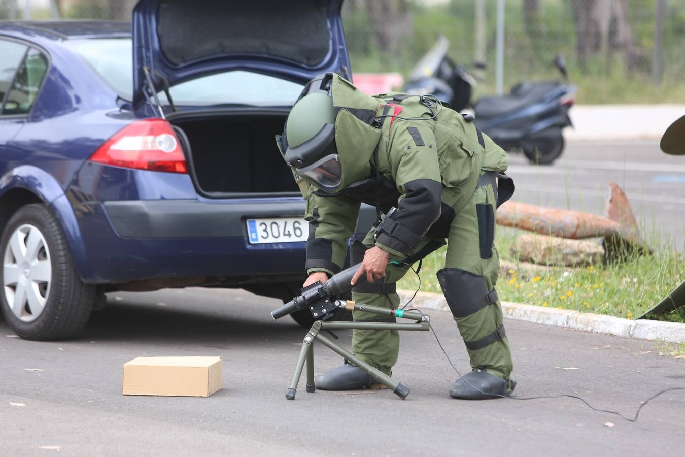 FOTOS: Ejercicio de la Fuerza de Protección de Infantería de Marina en La Carraca