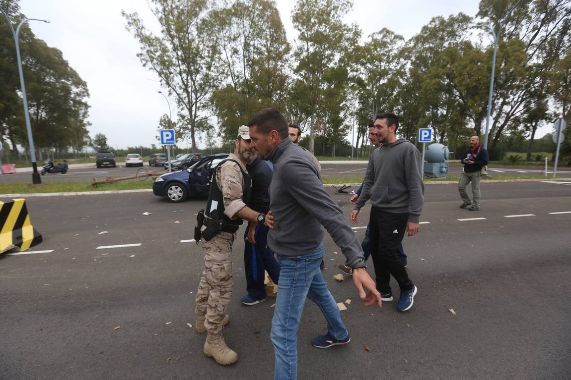 FOTOS: Ejercicio de la Fuerza de Protección de Infantería de Marina en La Carraca