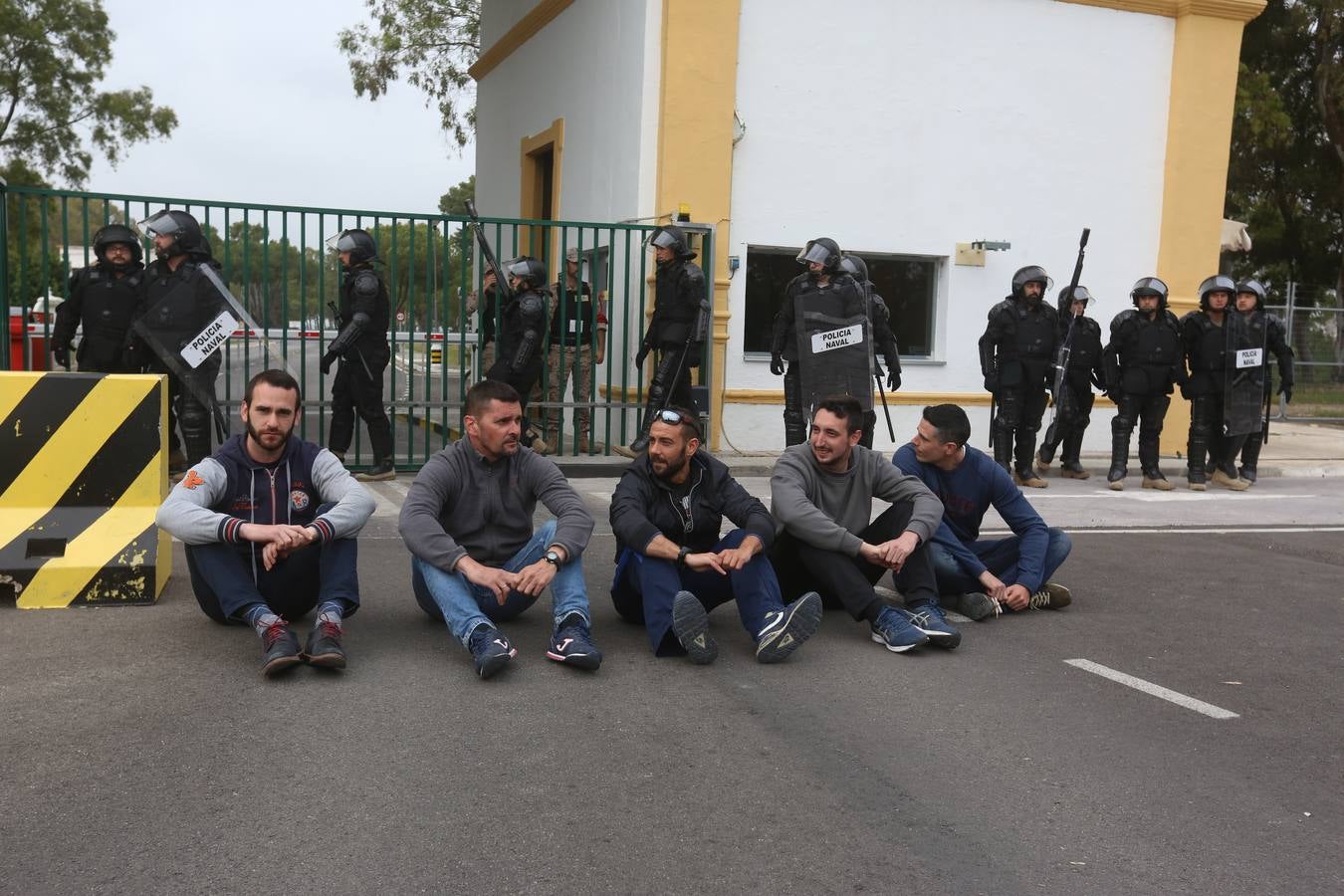 FOTOS: Ejercicio de la Fuerza de Protección de Infantería de Marina en La Carraca