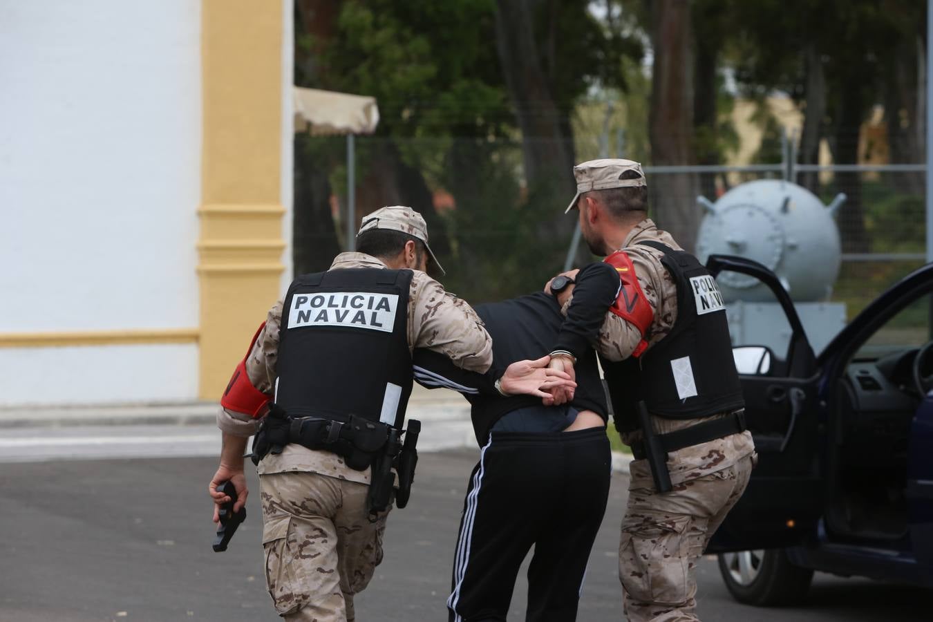 FOTOS: Ejercicio de la Fuerza de Protección de Infantería de Marina en La Carraca