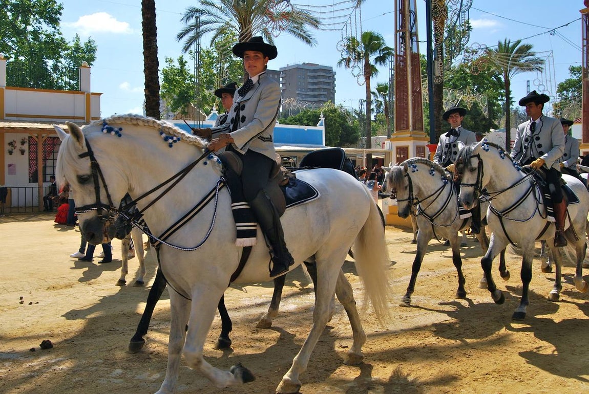 Jinetes de la Real Escuela Andaluza de Arte Ecuestre