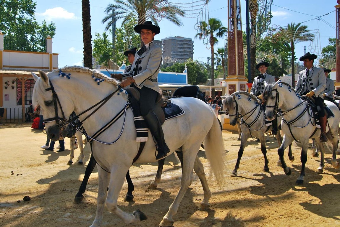 Jinetes de la Real Escuela Andaluza de Arte Ecuestre