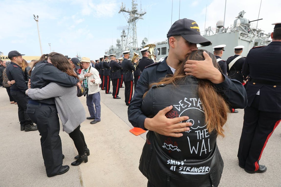 La fragata &#039;Numancia&#039; zarpa de Rota hacia la operación &#039;Sophia&#039;