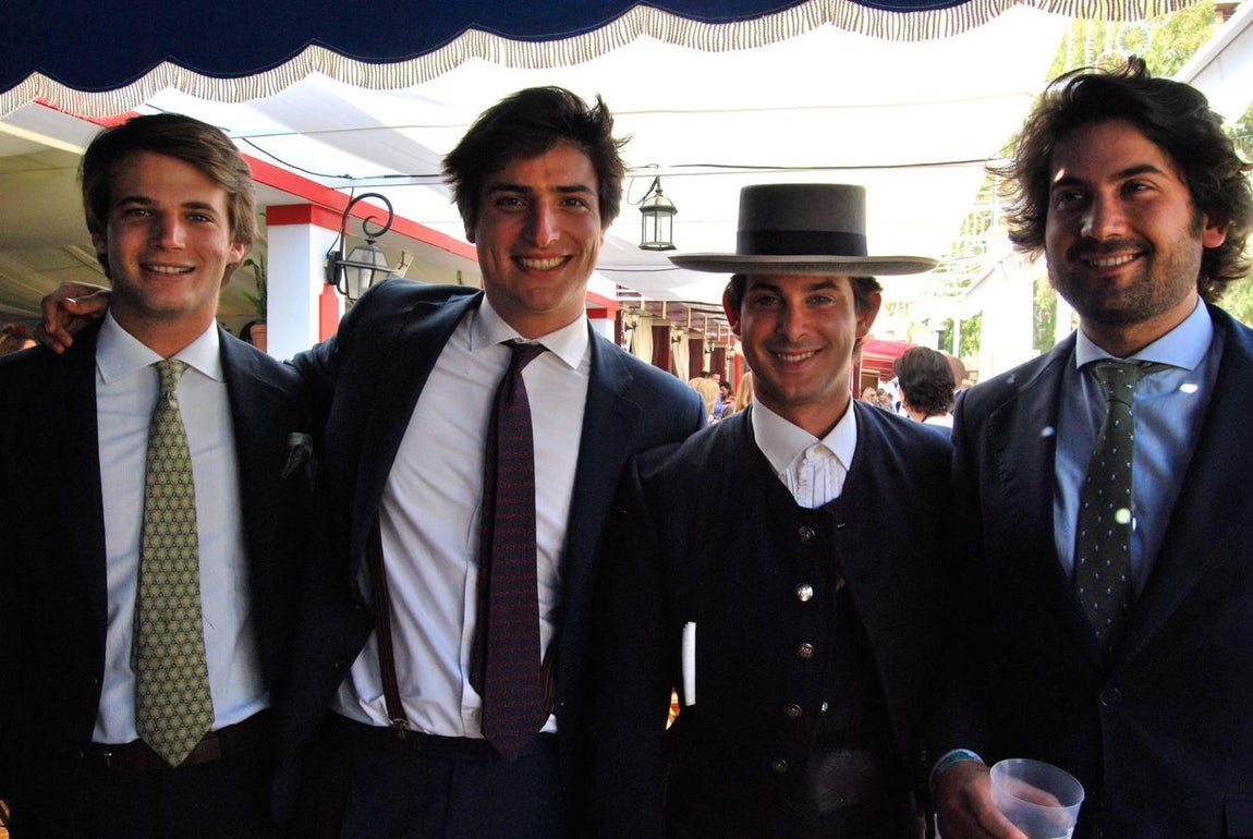 Juan Fernández, Javier Domecq, Pablo Guerrero y Pepo Roldán