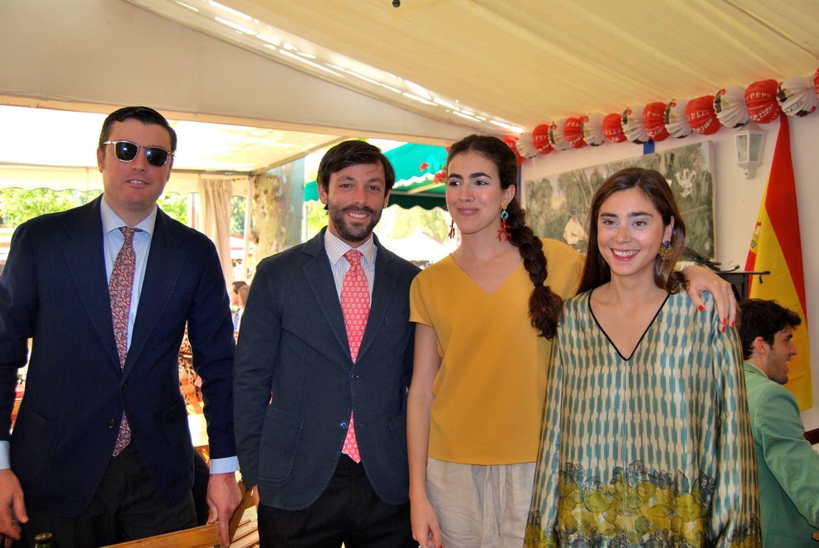 Los fundadores de Miller &amp; Marc junto a Tilda Mora-Figueroa y Mercedes Modet