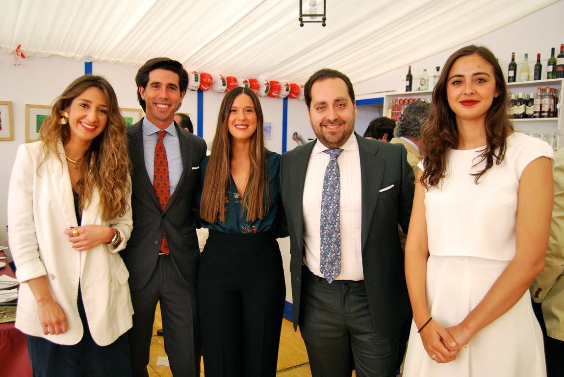 Pilar Nieto, Carlos Sánchez-Ramade, Macarena Giménez-Cuenca, Antonio Jimeno y Blanca Cambas