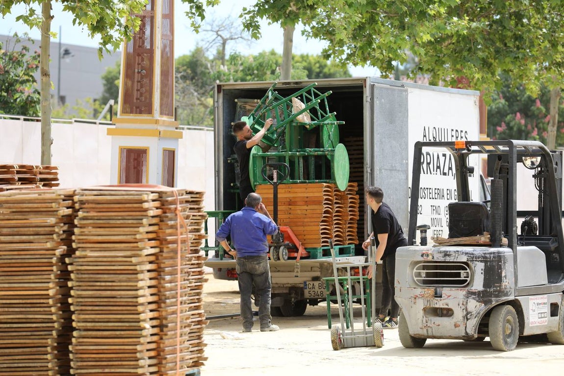 Fotos: Desmontaje de la Feria