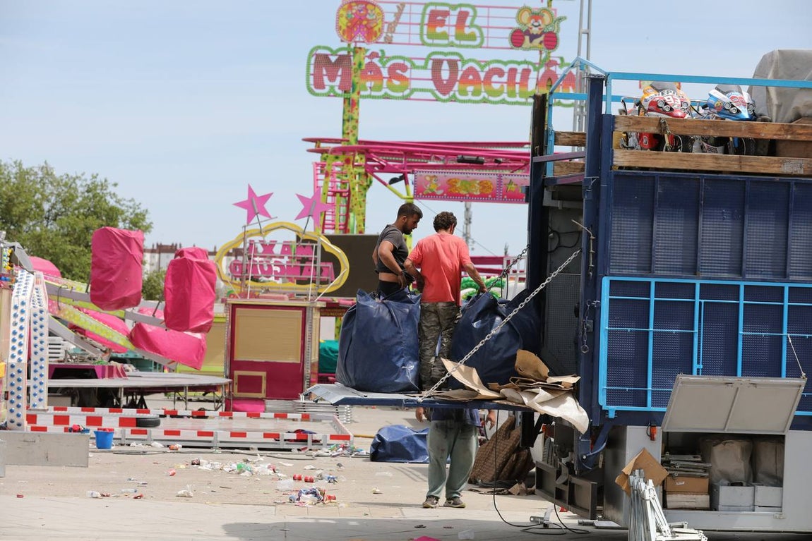 Fotos: Desmontaje de la Feria