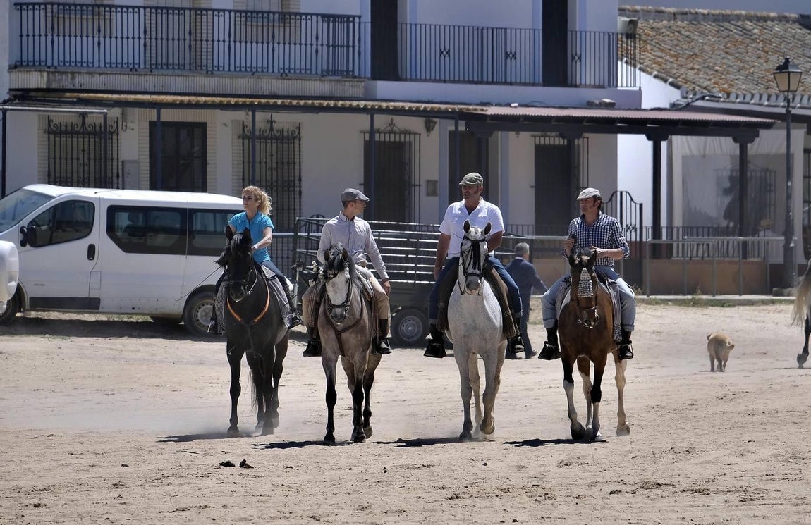 En imágenes: la aldea se prepara para la romería de el Rocío 2018