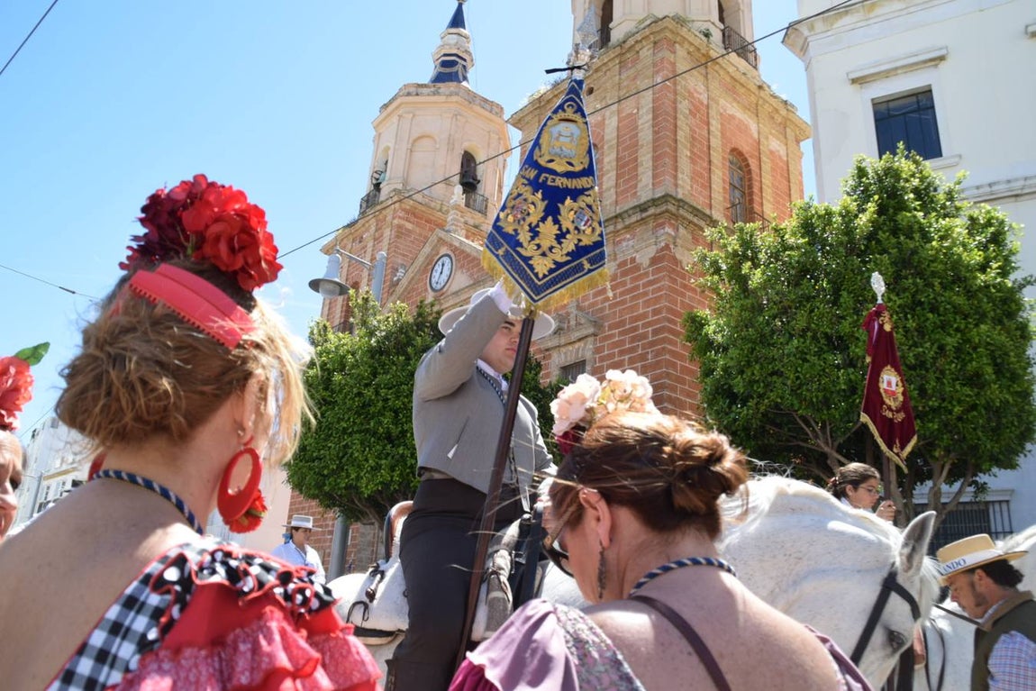 Salida de la hermandad del Rocío de San Fernando