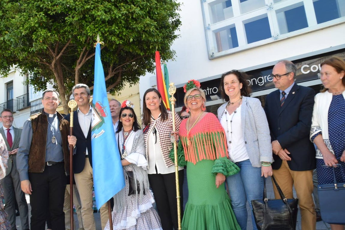 Salida de la hermandad del Rocío de San Fernando