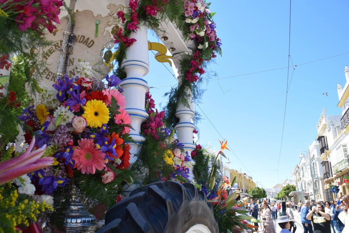 Salida de la hermandad del Rocío de San Fernando