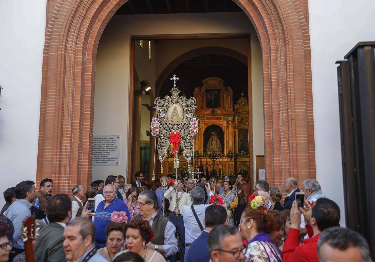 La salida de la hermandad del Cerro del Águila para El Rocío 2018