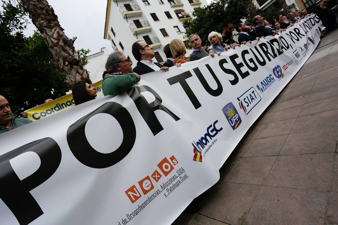 FOTOS: Concentración en Algeciras contra el narcotráfico