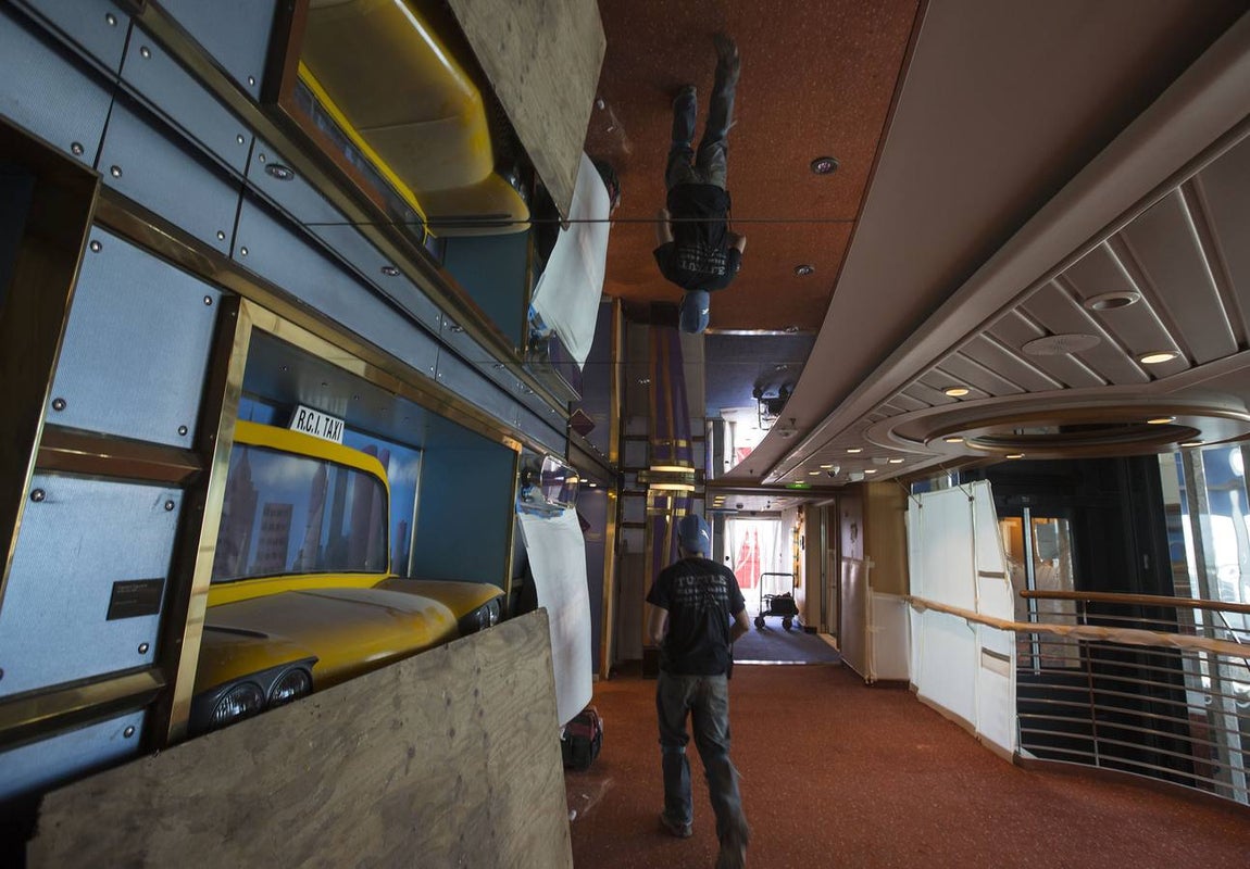 Fotos: La reparación del &#039;Mariner of the seas&#039; en Cádiz, en imágenes