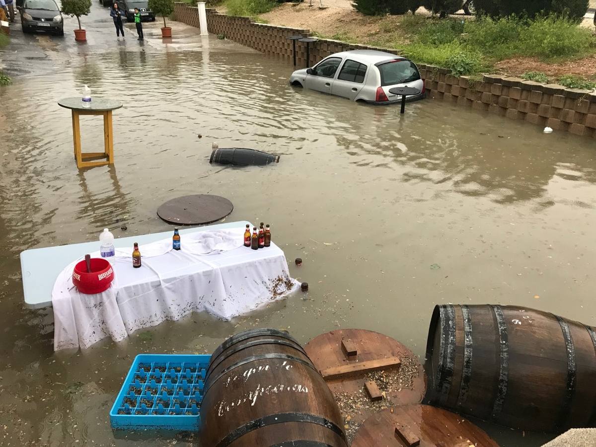 La tormenta de Lucena, en imágenes