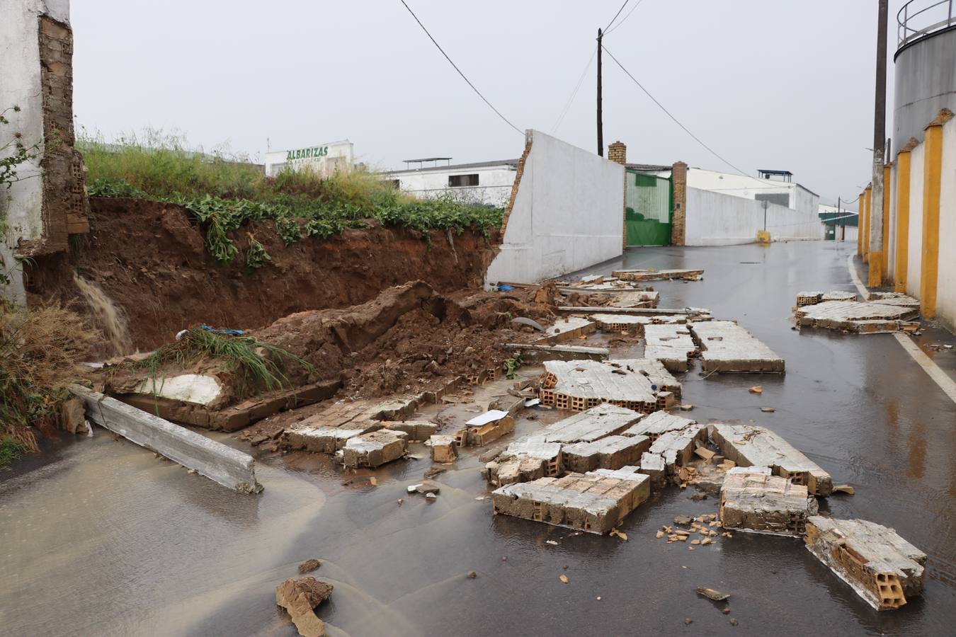 La tormenta de Lucena, en imágenes