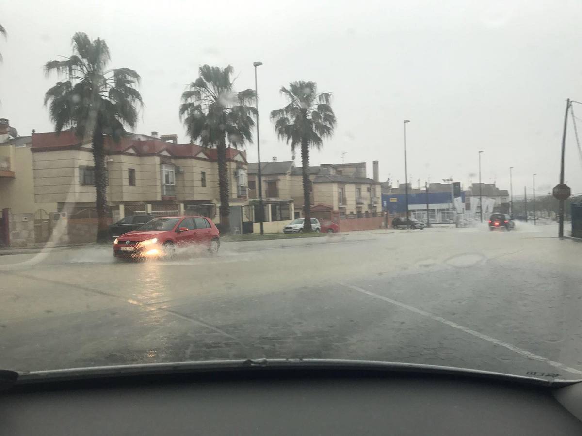 La tormenta de Lucena, en imágenes