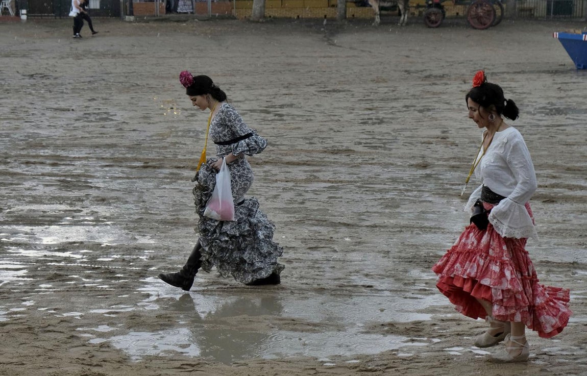 Chaparrones de mayo en el Rocío