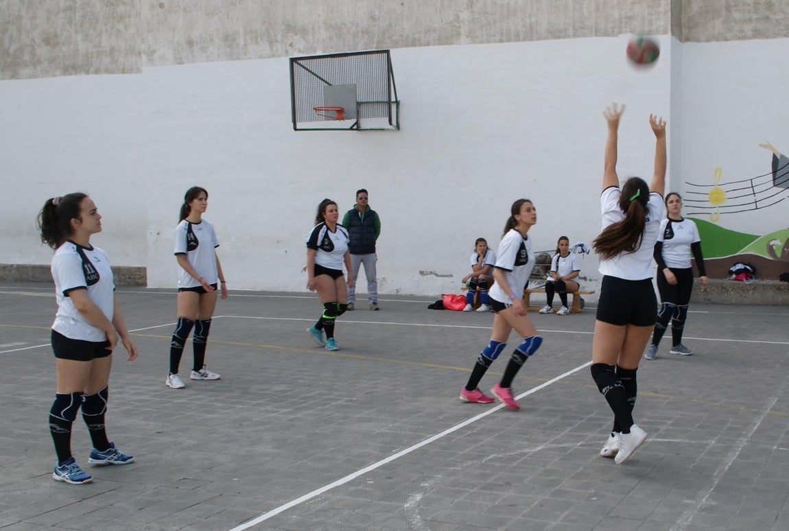 Las mejores imágenes del partido de voleibol juvenil femenino entre Raimundo Lulio y San Patricio Soto