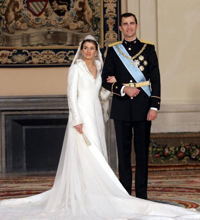 El Príncipe Felipe y Letizia Ortiz. 