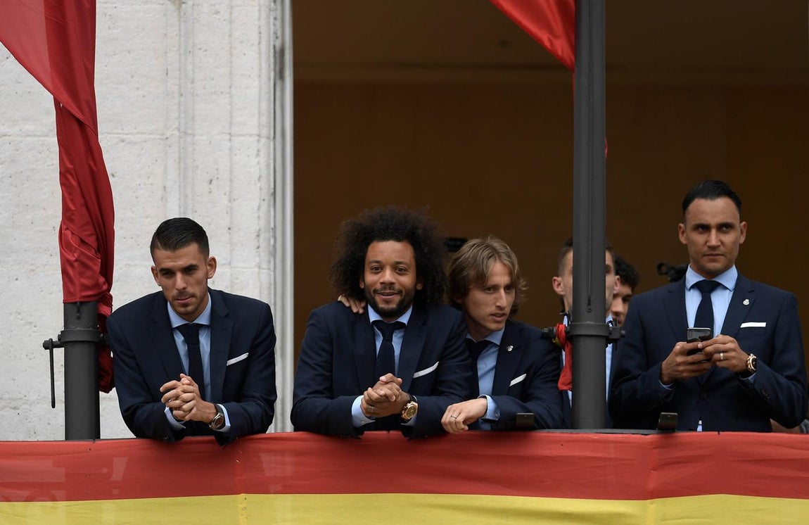 Las mejores imágenes de la celebración del Real Madrid