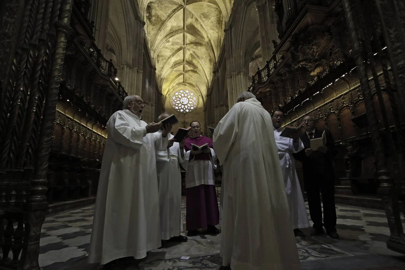 La procesión del Corpus, en el entorno de la Catedral