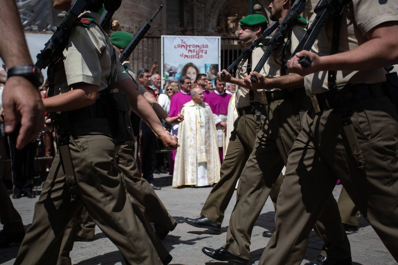 En imágenes, una mañana radiante de Corpus Christi