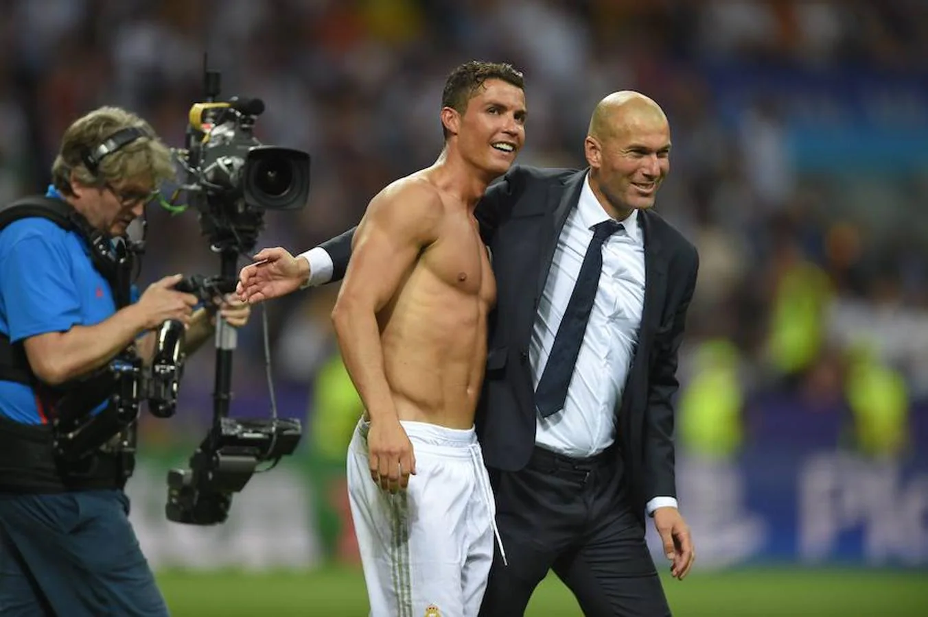 Al poco de llegar, Zidane ganó su primera Champions como entrenador en los penaltis ante el Atlético de Madrid en San Siro. 