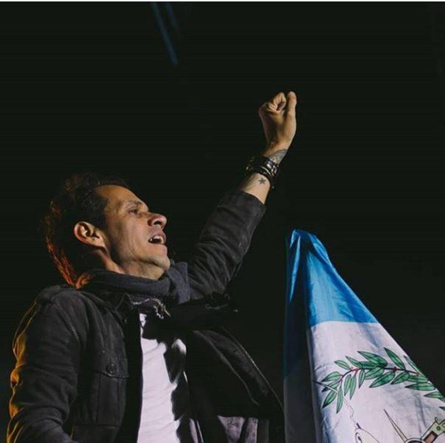 Marc Anthony. El cantante muestra a través de las redes sociales todo su apoyo a Guatemala, país que se encuentra devastado tras la erupción de un volcán de fuego.