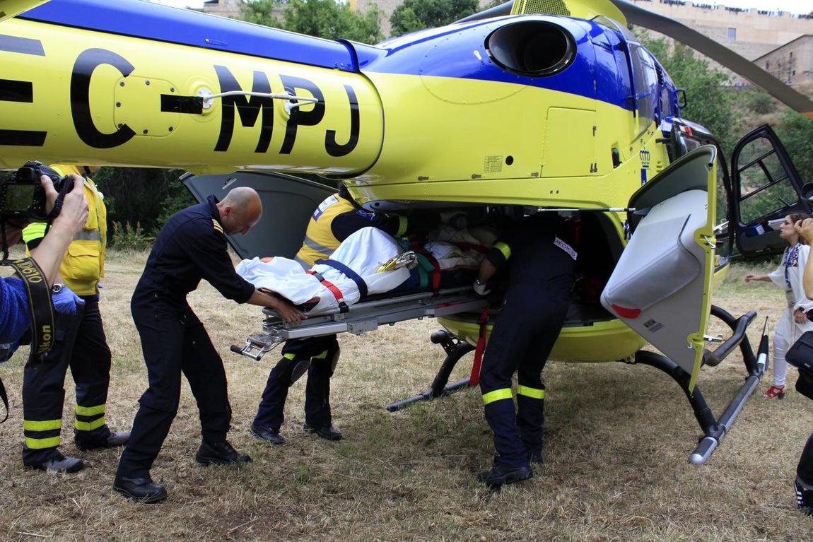 El simulacro de atentado terrorista de Toledo, en imágenes
