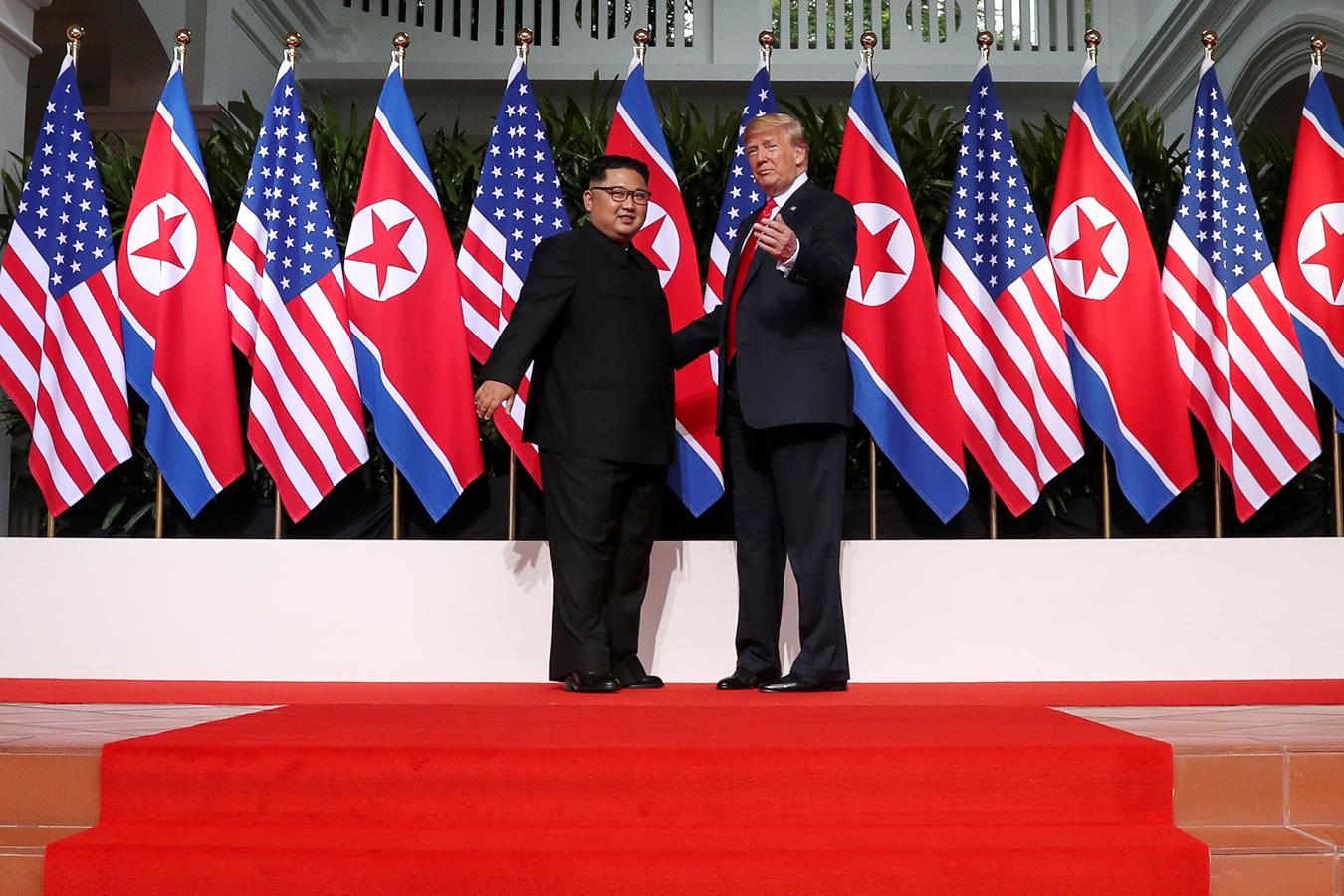 La histórica cumbre entre Donald Trump y Kim Jong-un, en imágenes