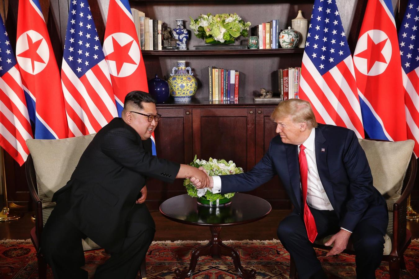 La histórica cumbre entre Donald Trump y Kim Jong-un, en imágenes