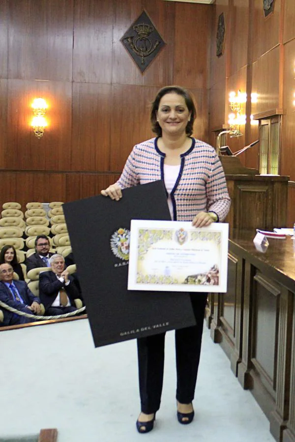 La diputada María Angeles García recogió el galardón por la conservación y rehabilitación del Sitio Histórico de Melque cuando se cumplen 50 años de su adquisición por parte de la Diputación Provincial. 