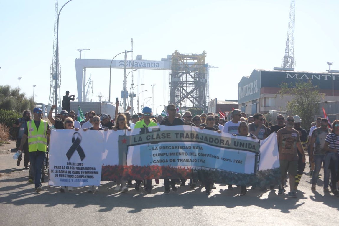 Las imágenes de la huelga del metal en la Bahía de Cádiz