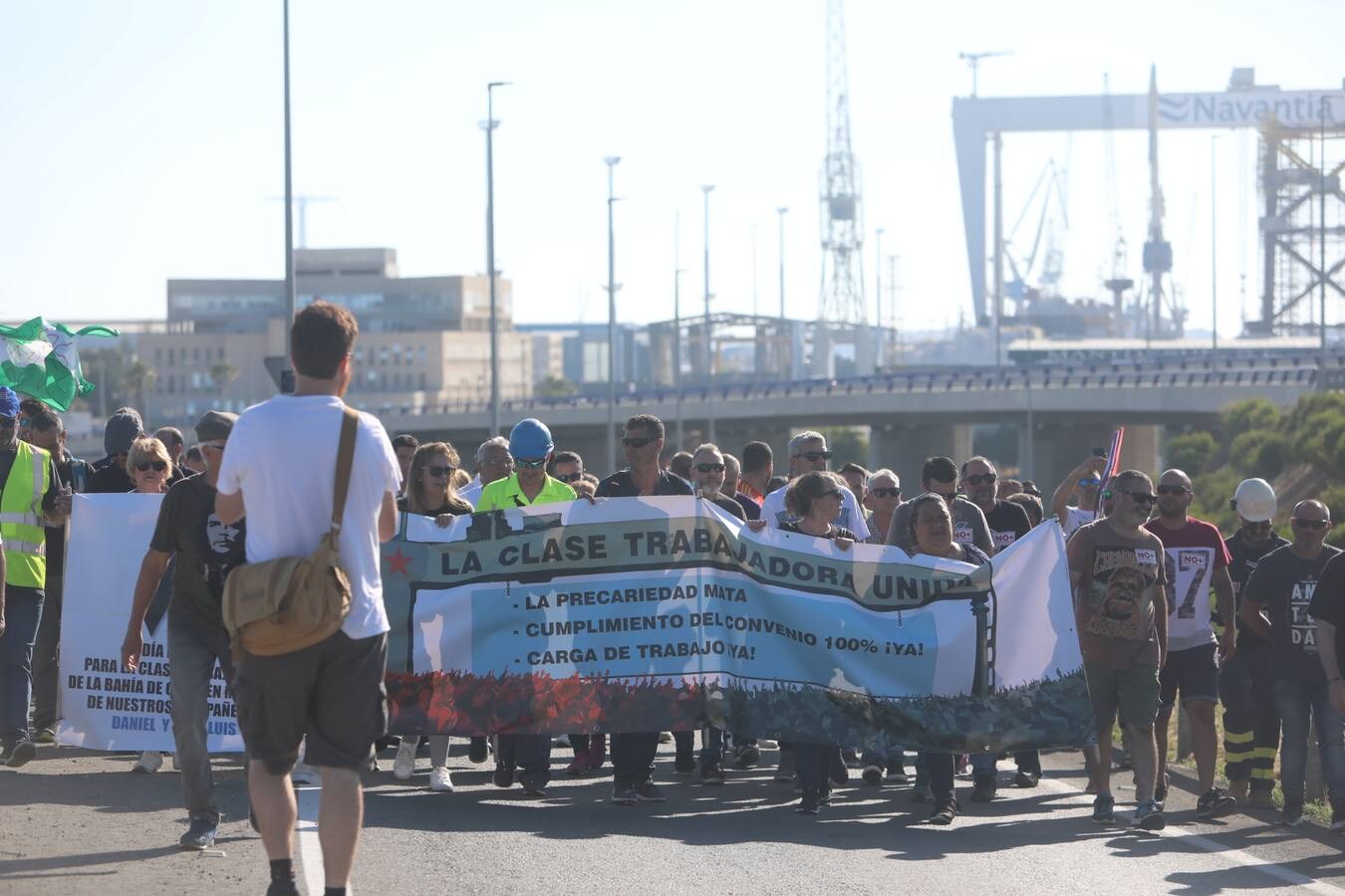 Las imágenes de la huelga del metal en la Bahía de Cádiz