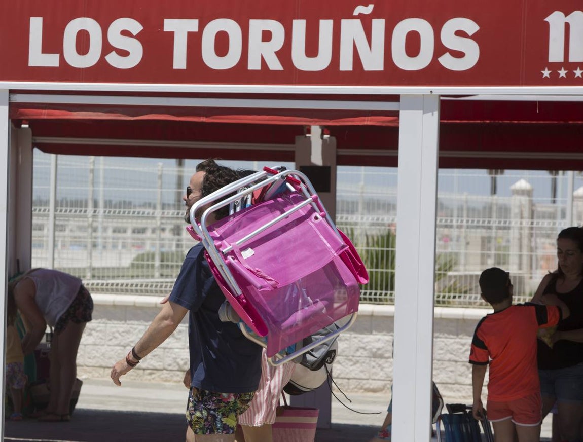 Playa de Valdelagrana en El Puerto