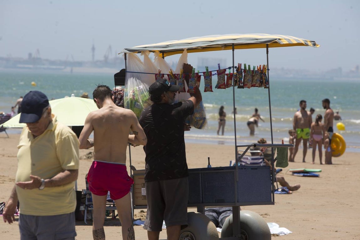 Playa de Valdelagrana en El Puerto
