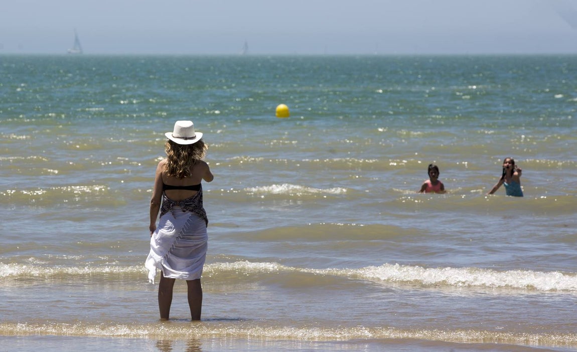 Playa de Valdelagrana en El Puerto