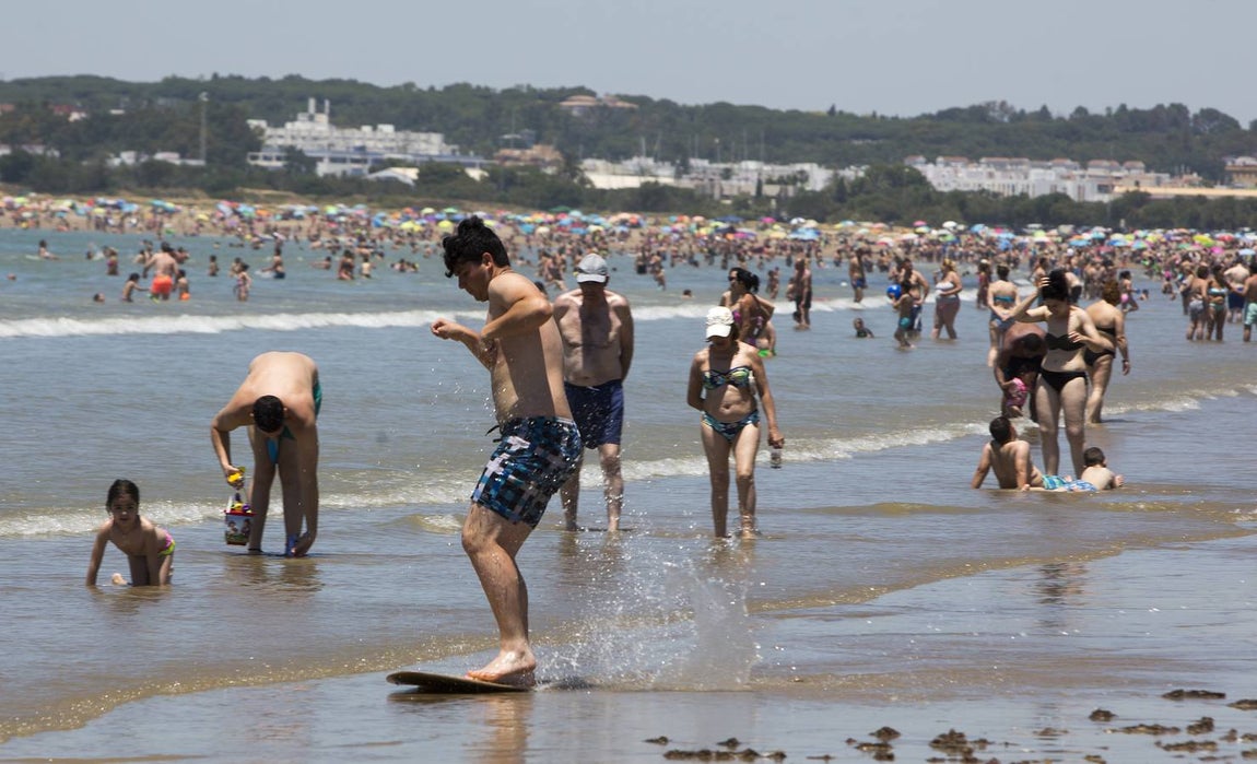 Playa de Valdelagrana en El Puerto