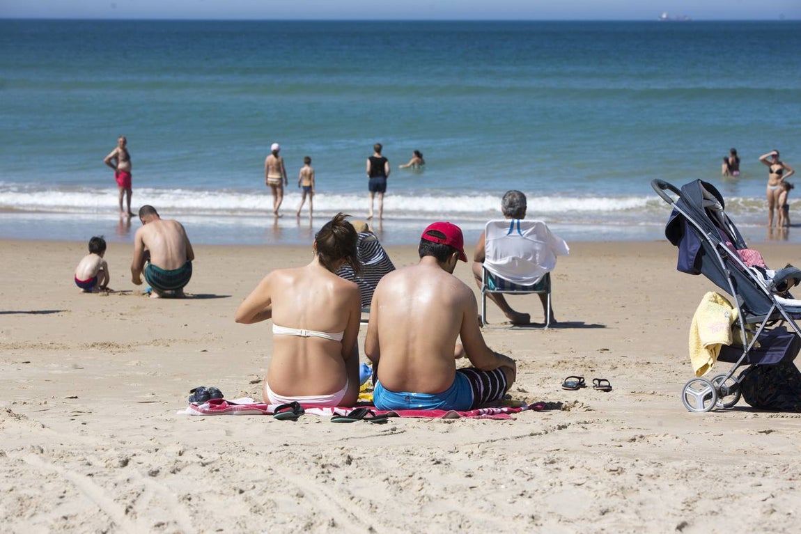 Playa de La Barrosa en Chiclana
